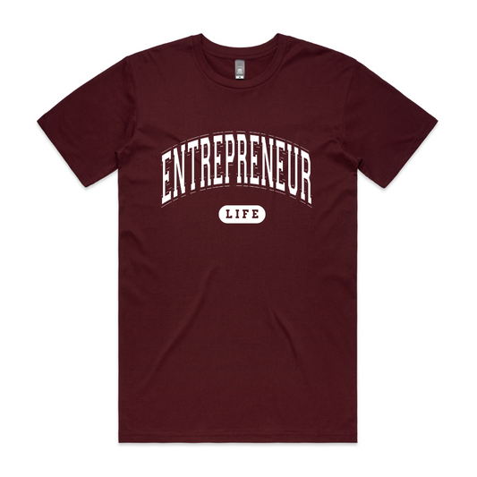 Entrepreneur LIFE Tee MAROON