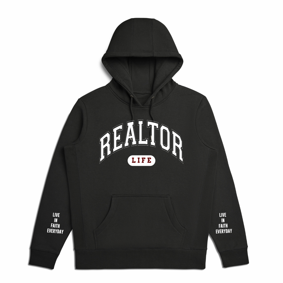 Realtor LIFE Hoodie BLACK