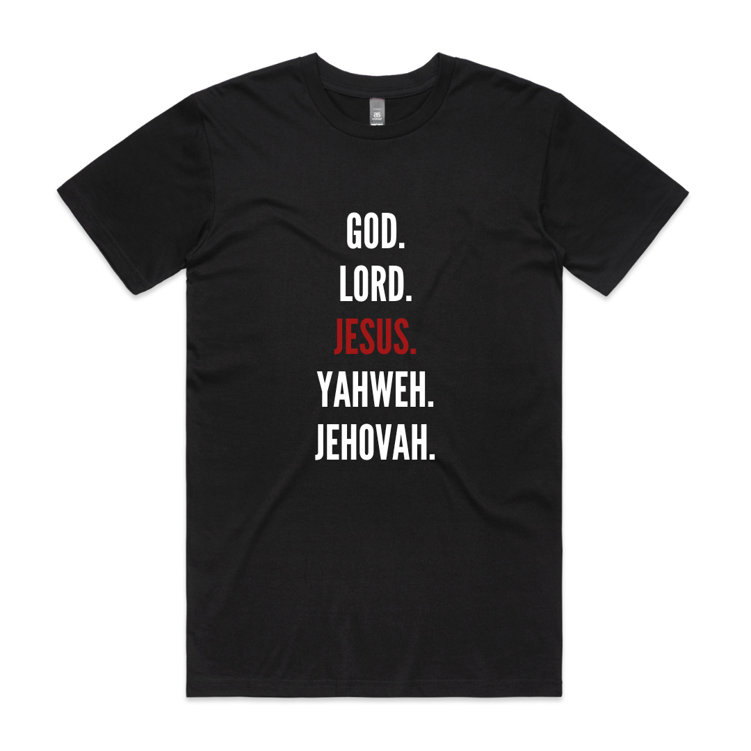 Name Above All Names Tee BLACK