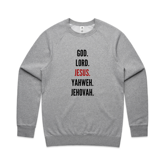 Name Above All Names Crewneck GRAY