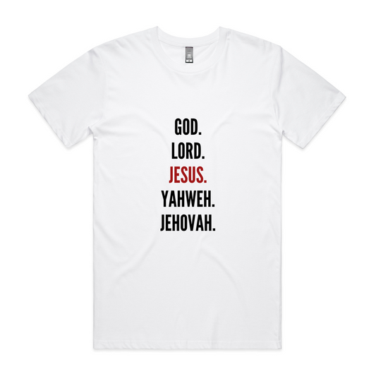 Name Above All Names Tee WHITE