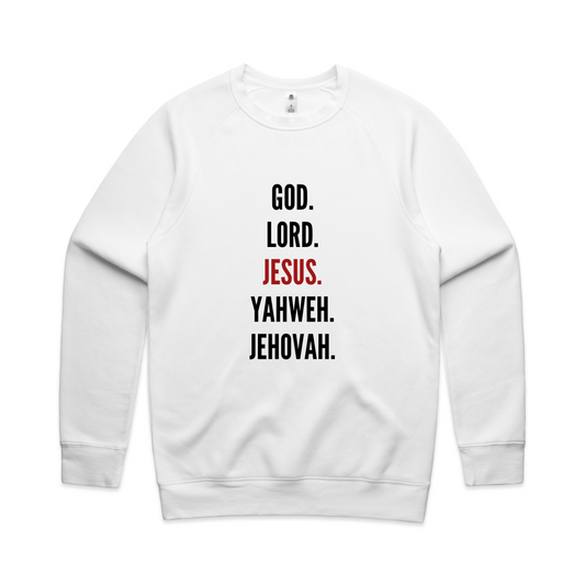 Name Above All Names Crewneck WHITE