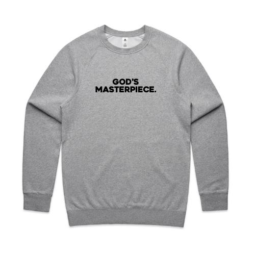 God's Masterpiece crewneck GRAY