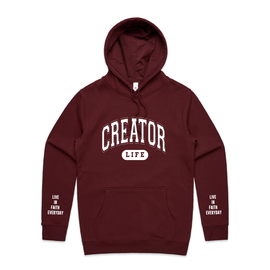 Creator LIFE Hoodie MAROON