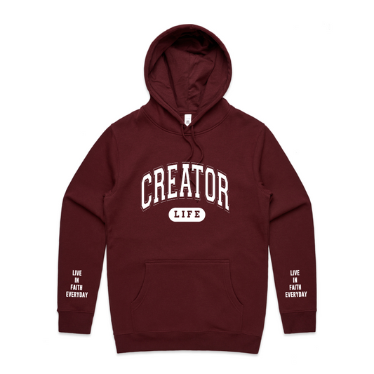 Creator LIFE Hoodie MAROON