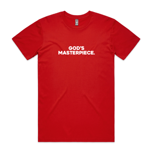 God's Masterpiece Tee RED